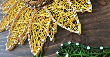 Sunflower String Art Kit  Crafts For Adults  DIY Crafts