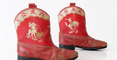 Vintage 50s children’s cowboy boots