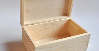 Wooden Box. Unfinished Wood Box. Unpainted Wood Box. Wooden