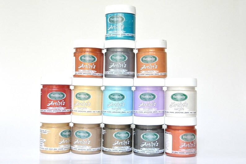 Metal Finish Acrylic Paint. Metallic Paints. Choose your color