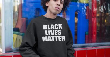Black Lives Matter Crewneck Sweatshirt Long Sleeve Civil