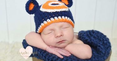 Crochet Chicago Bears Hat