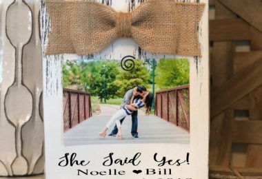 Engagement Gift Personalized Engagement Frame Wedding Gift She