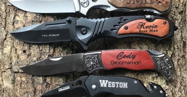 Fathers Day Gift Personalized Groomsmen Pocket Knife Gift