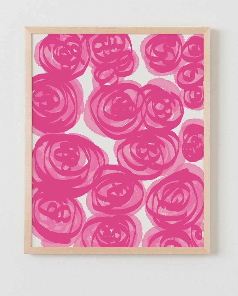 Fine Art Print. Pink Peony Flowers. June 26 2011.
