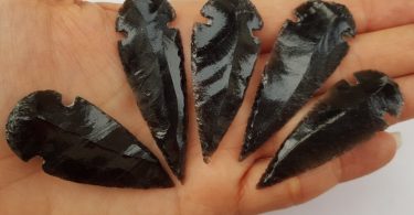 Large Black Obsidian Arrowheads  Arrow Heads  Jewelry