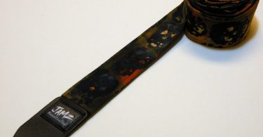 NIGHTMARE on JAMZ STREET Guitar Strap  Tie Dye Skulls
