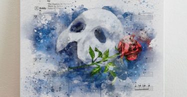 Phantom of the Opera Sheet Music Art Print Phantom of the