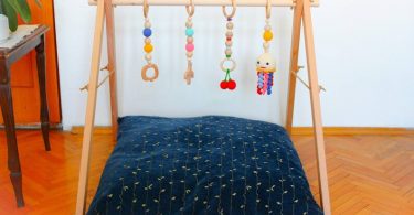 Wooden Baby Play Gym  Scandinavian Minimalism Eco-friendly