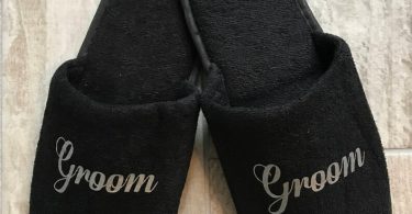 Groom slippers  best man slippers spa slippers hotel