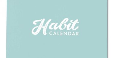 Habit Calendar & To Do List Planner  Illustrated Monthly