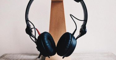 Headphone holder printed in wood / desk organizer / original