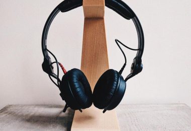Headphone holder printed in wood / desk organizer / original