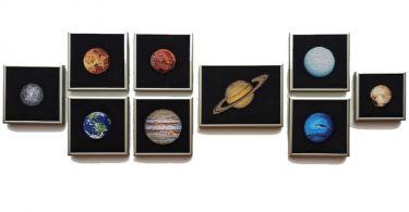 Solar System Planets Cross Stitch Patterns  Set of 9  PDF