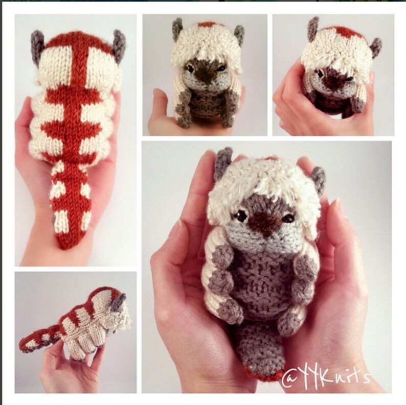 Appa Knitted PDF Pattern  From Avatar the Last Airbender