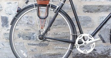 Bicycle U-Lock Holster  Leather