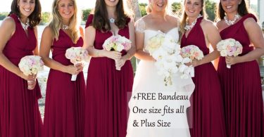 Burgundy Bridesmaid Dress Convertible Dresses Infinity Dress
