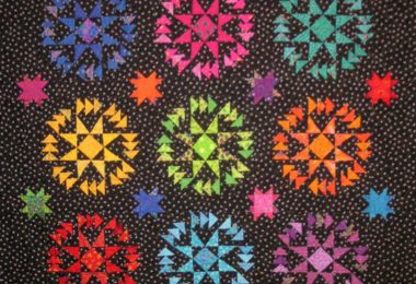 Flying in Circles  Quilt Pattern by Lessa Siegele. This