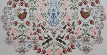 Heirloom Cross Stitch CHART ONLY :The Magpie Tree Stunning
