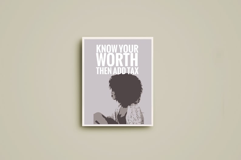 Know Your Worth African American Art