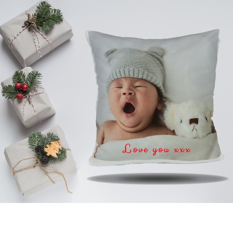 Personalised Photo Cushion Cover Both side Print Personalised