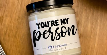 BEST FRIEND GIFT You’re My Person Personalized Soy Candle