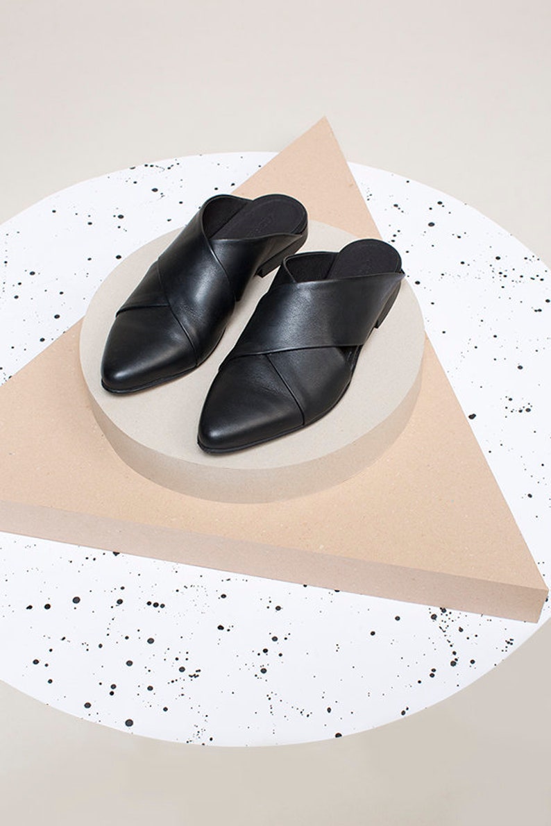 Black Mules Mules Shoes Slip Ons Slip On Shoes Mules » Petagadget