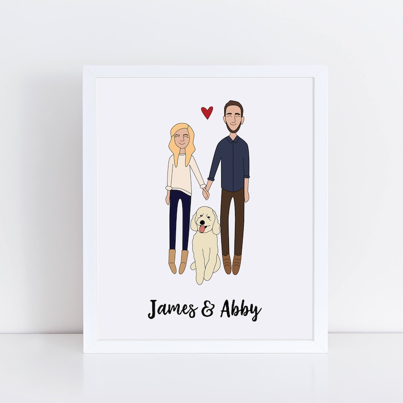Custom Couple Portrait Custom Family Portrait Custom