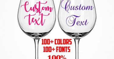 Custom Wine Glass Decals Bachelorette Party Custom Decal