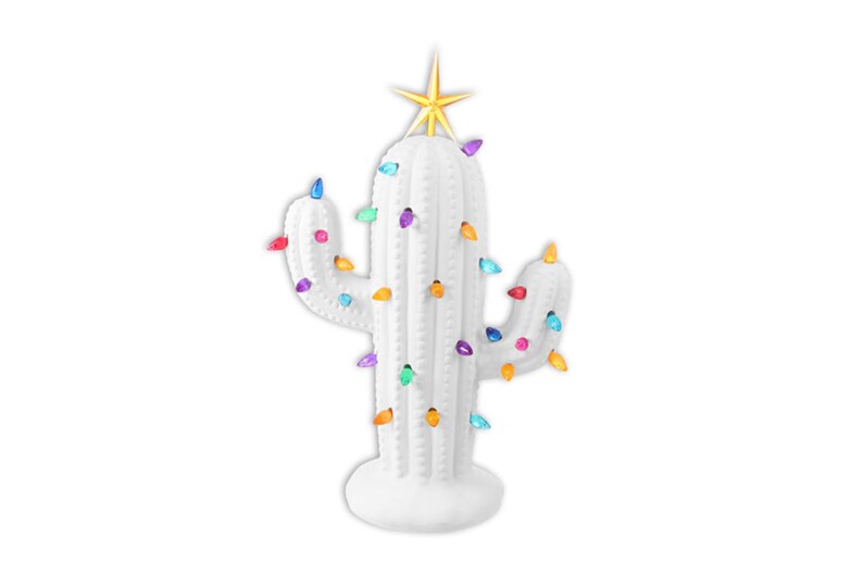 DIY Lighted Ceramic Cactus Tree Kit