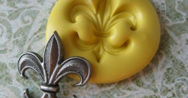 Fleur de Lis Mold French Silicone Mould PMC Resin Clay Candy