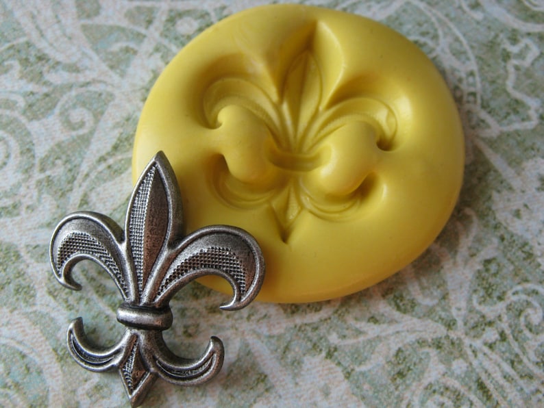 Fleur de Lis Mold French Silicone Mould PMC Resin Clay Candy