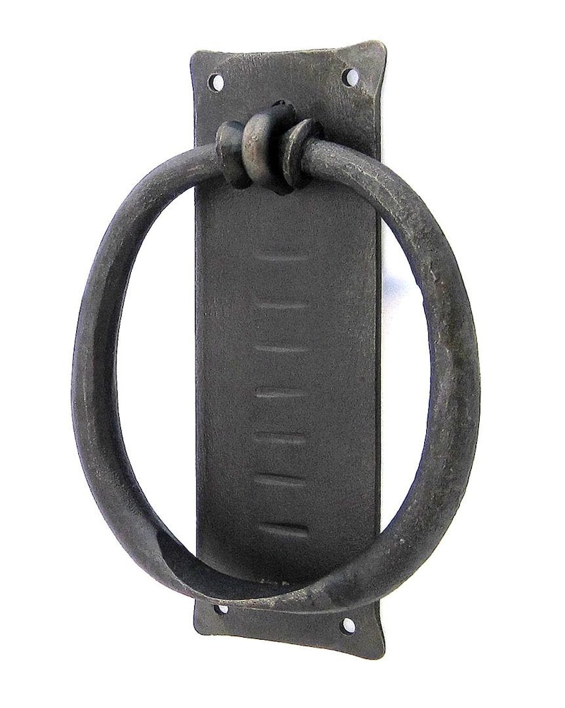 Hand Forged Door knocker Wrought Iron Blacksmith Country home