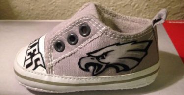 Loley pops creation Eagles baby shoes  this creation is made