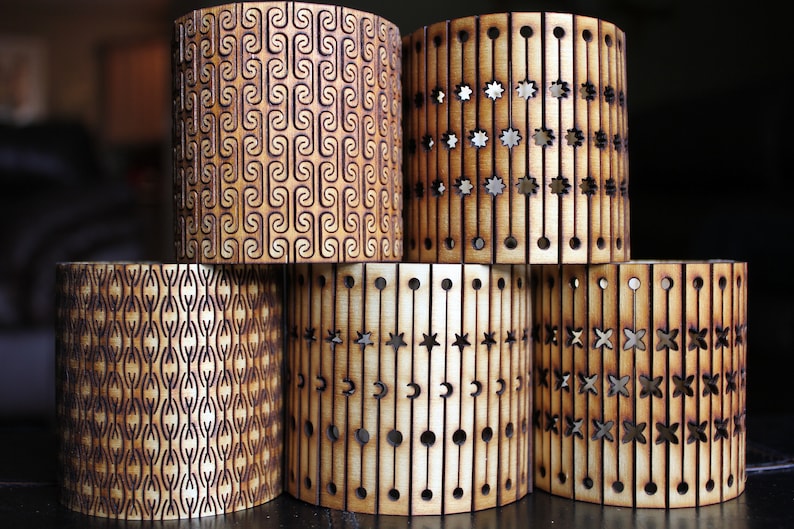 NEW PATTERNS Flexible Laser Cut Bracelet Vector Art Files