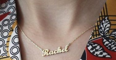 Personalized Name Necklace-Gold Name Necklace-Custom Name