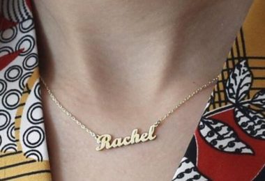 Personalized Name Necklace-Gold Name Necklace-Custom Name