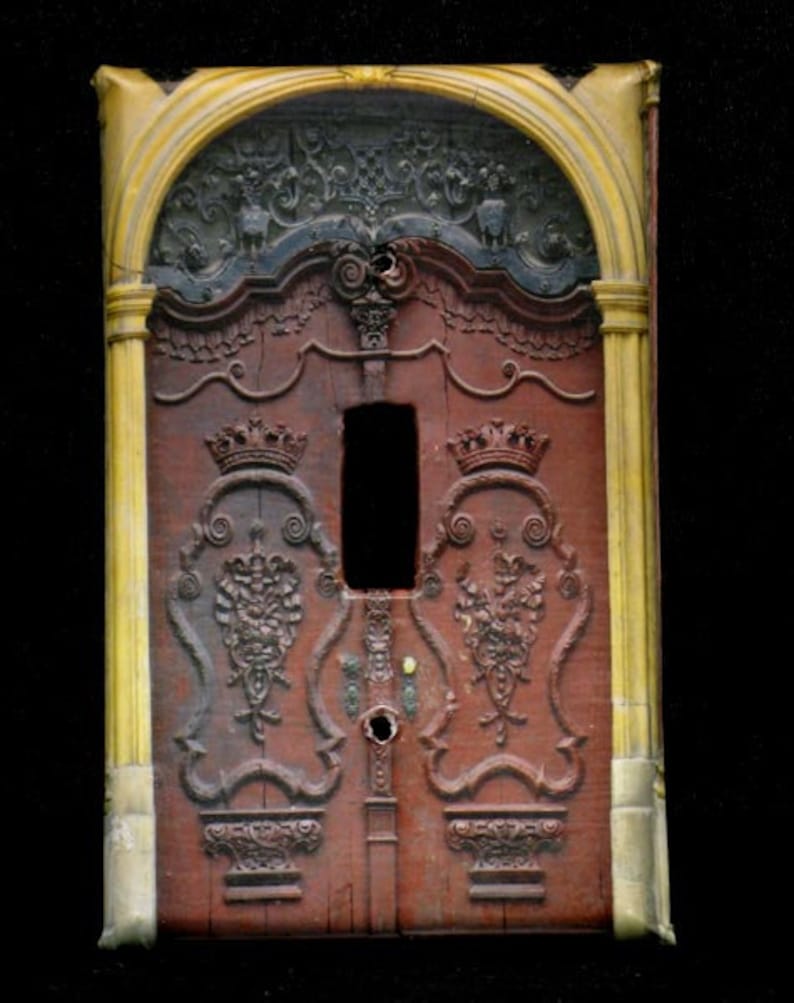 Single Switchplate Cover  Ornate Doors in Wroclaw