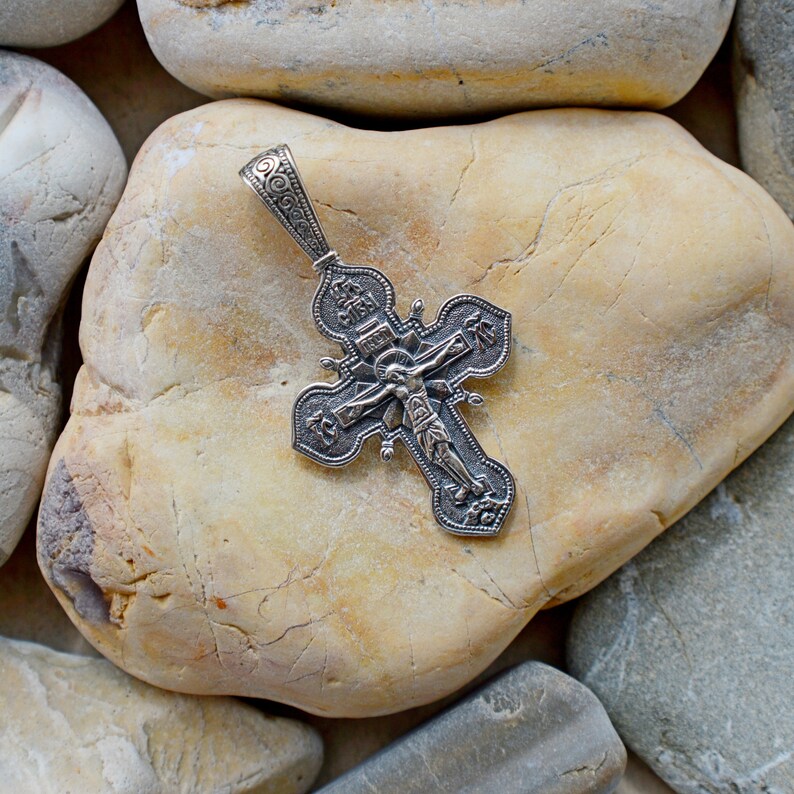 Sterling Silver Cross Silver Cross Silver Cross Necklace