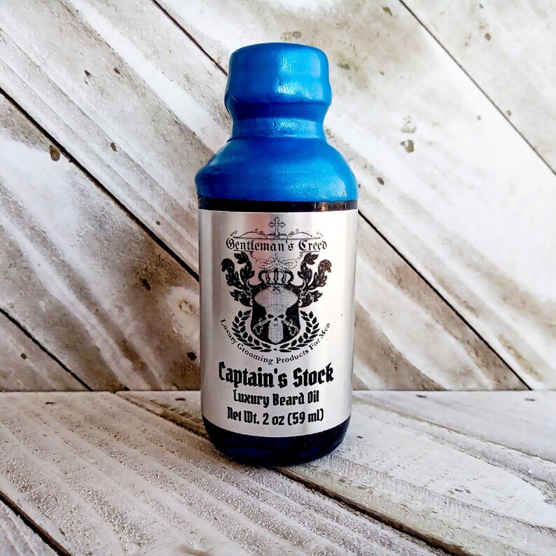 Teakwood Mahogany Sea Salt Captains Stock Beard Oil Beard