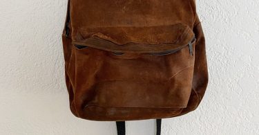Vintage Jansport Adventure Leather Backpack