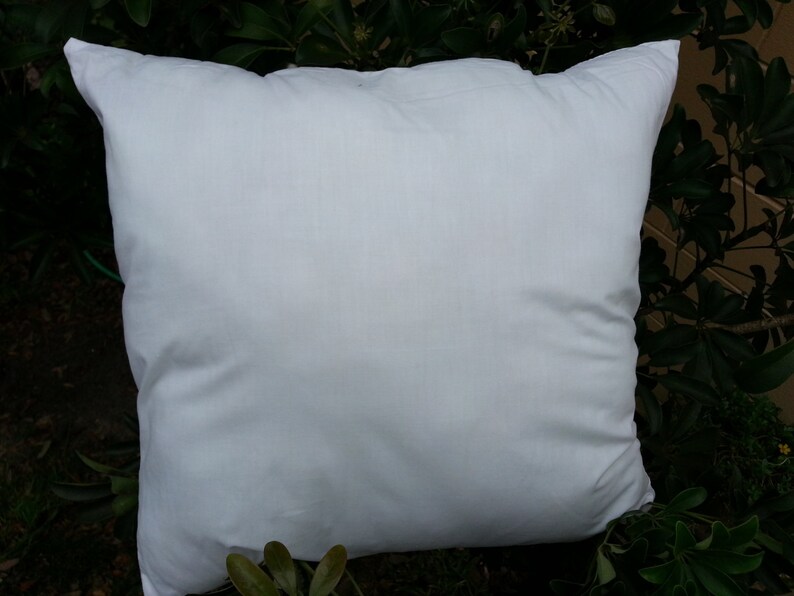 White Polyester blend Pillow Form in 14 16