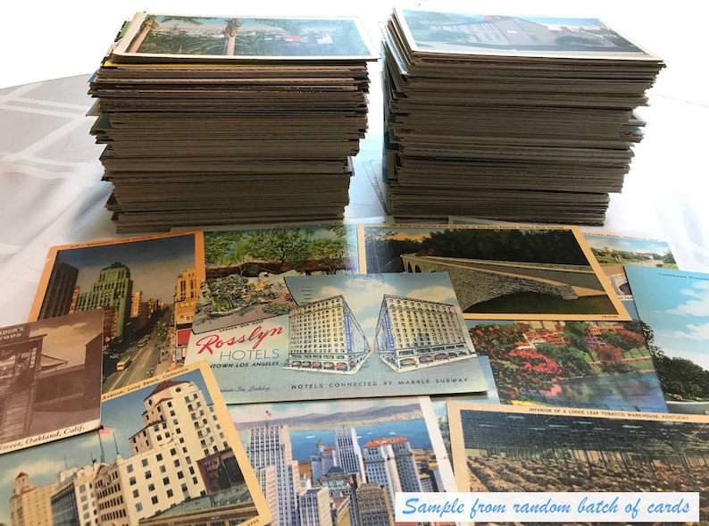 Antique and vintage postcards  random lot of 25  from the