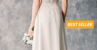 BOHO wedding dress  simple wedding dress  open back wedding