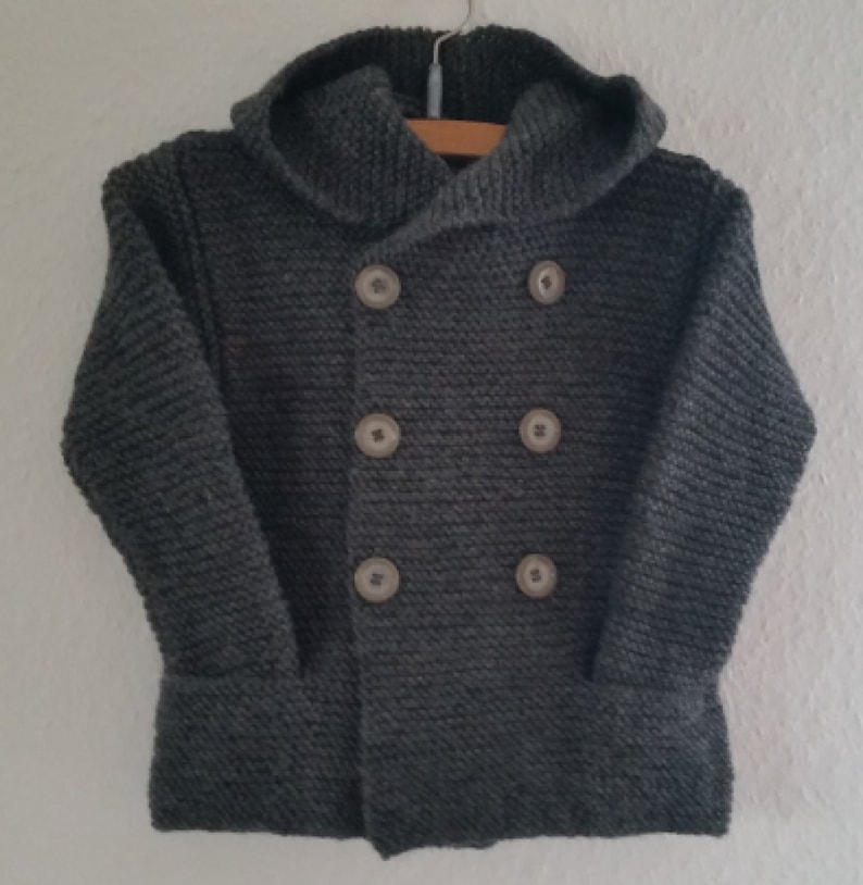 Baby  Kids Jacket/ Cardigan/ Cardigan. Pure wool. To order.