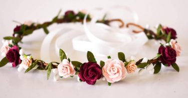 Burgundy and Blush Flower Crown. Blush flower crown. Burgundy