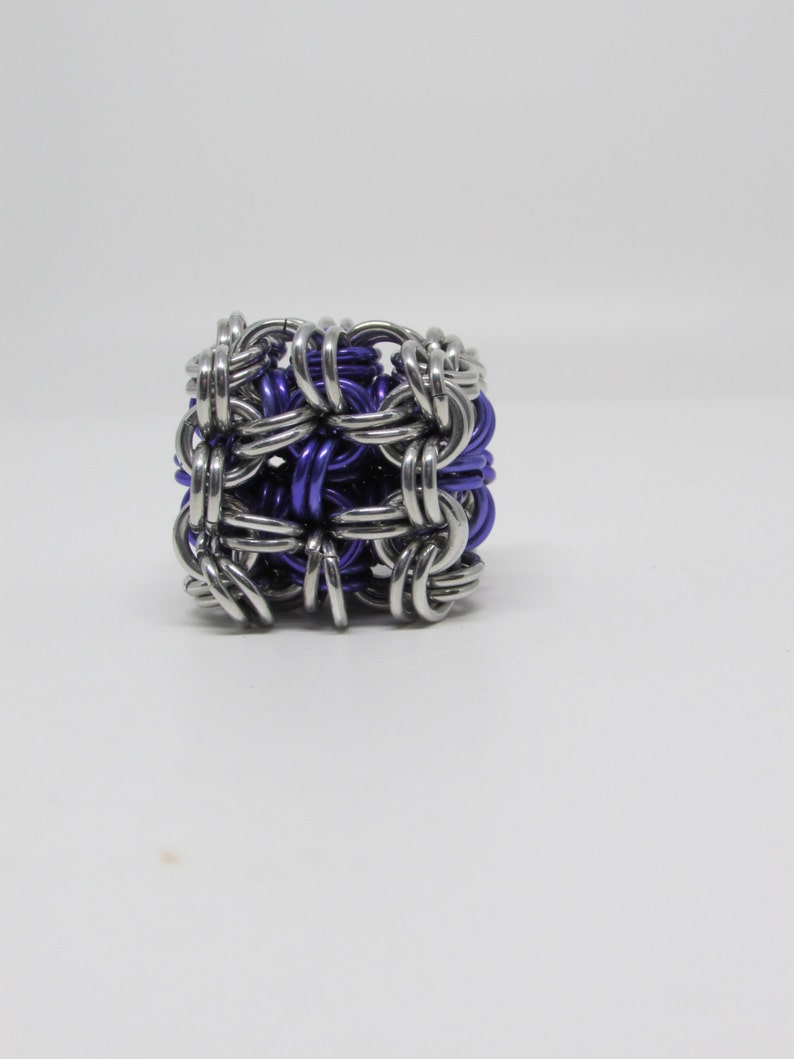 Chainmaille  Cube/ desk toy/ stress reliever/ hacky sack