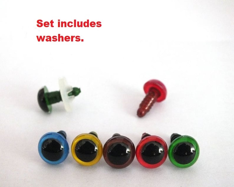 Colored Safety Eyes 10mm