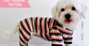 Dog Pajamas Pattern size XS Sewing Pattern Dog Clothes