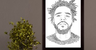 J. Cole Lyric Poster